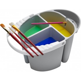 deflecto Godet peinture multifonction, gris