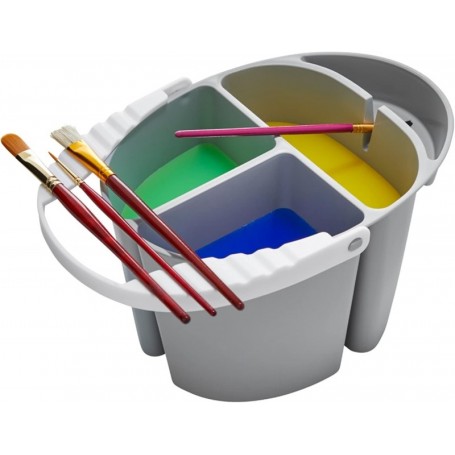 deflecto Godet peinture multifonction, gris