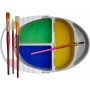 deflecto Godet peinture multifonction, gris