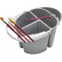 deflecto Godet peinture multifonction, gris