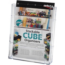 deflecto Porte-brochures Lit-Loc, A5 portrait