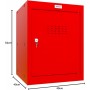 phoenix Casier cubique CL0544, serrure cl, rouge
