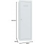 phoenix Casier cubique CL1244, serrure cl, gris clair