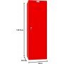 phoenix Casier cubique CL1244, serrure cl, rouge