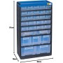 allit Casier tiroirs VarioPlus Pro 53/60, 30 compartiments