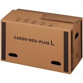 SMARTBOXPRO Carton verres, en carton ondul, brun