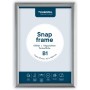 EUROPEL Cadre porte-affiche, B1, 25 mm, argent anodis