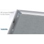 EUROPEL Cadre porte-affiche, B1, 25 mm, argent anodis