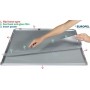 EUROPEL Cadre porte-affiche, B1, 25 mm, argent anodis