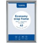 EUROPEL Cadre porte-affiche, A3, 25 mm, argent anodis