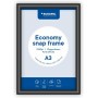 EUROPEL Cadre porte-affiche ECONOMY, A3, 25 mm, noir