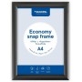 EUROPEL Cadre porte-affiche ECONOMY, A4, 25 mm, noir