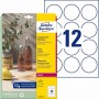 AVERY Zweckform Etiquettes transparentes, 60 mm, rond