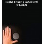 AVERY Zweckform Etiquettes transparentes, 60 mm, rond