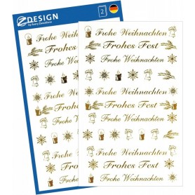 AVERY Zweckform ZDesign Weihnachts-Sticker Frohe Weihnachten