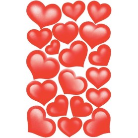 AVERY Zweckform ZDesign Sticker CREATIVE \"coeurs\", rouge