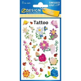 ZDesign KIDS Tatouages \"fleurs\", color