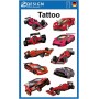 ZDesign KIDS Tatouages \"voitures de course\", noir/rouge