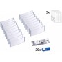 AVERY Zweckform Badge, 68 x 22 mm, set de 20, argent