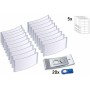 AVERY Zweckform Porte-nom, 80 x 34 mm, set de 20, argent