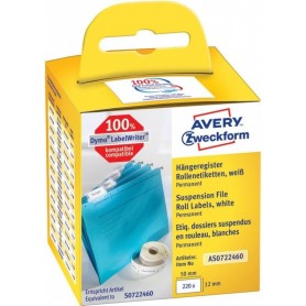 AVERY Zweckform Etiquettes en rouleau, 50 x 12 mm, blanc