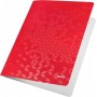 LEITZ Chemise lamelle WOW, A4, en carton, rouge