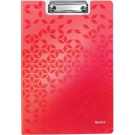 LEITZ Porte-bloc rabat WOW, A4, polyfoam, rouge
