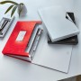 LEITZ Trieur mnager WOW, A4, PP, 6 compartiments, rouge
