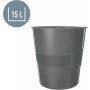 LEITZ Corbeille papier WOW, en plastique, 15 litres, rouge