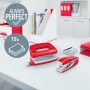 LEITZ kit mini agrafeuse et perforateur Nexxt WOW, rouge