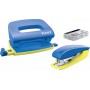 LEITZ Mini Heftgert- & Locher-Set Urban Chic, blau