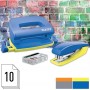 LEITZ Mini Heftgert- & Locher-Set Urban Chic, blau