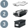 LEITZ Bote de rangement pour CD Click & Store WOW, rouge