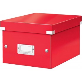 LEITZ Bote de rangement Click & Store WOW, A5, rouge