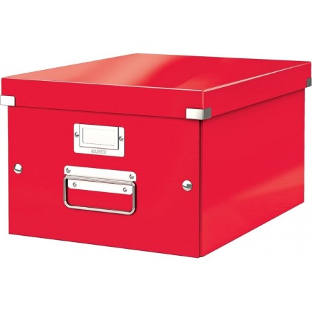 LEITZ Bote de rangement Click & Store WOW, A4, rouge