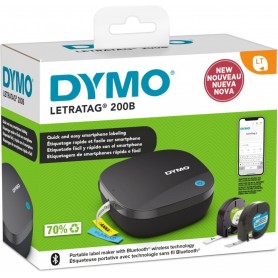 DYMO Etiqueteuse Bluetooth \"LetraTag LT 200B\", pack promo