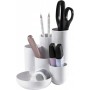 HAN Multipot crayons CAMPUS, 6 pots, polystyrne, blanc