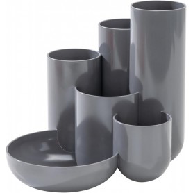 HAN Multipot crayons CAMPUS, 6 pots, gris fonc