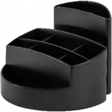 HAN Multipot crayons RONDO KARMA, 9 compartiments, noir