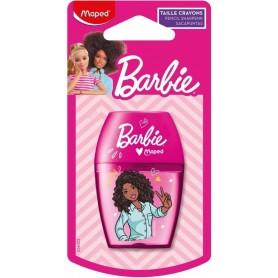 Maped Taille-crayon Barbie, en plastique, rose