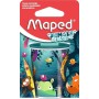 Maped Taille-crayon 2 trous JUNGLE fever, en mtal, blister
