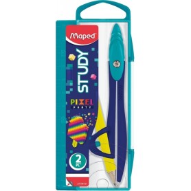 Maped Coffret compas STUDY PIXEL PARTY, 2 pices