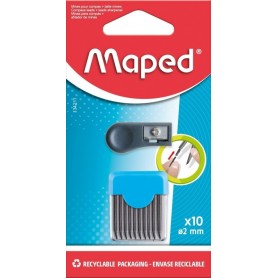 Maped Mine de rechange pour compas + taille-mine, blister