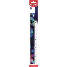 Maped Rgle plate DEEPSEA PARADISE, 300 mm, en plastique