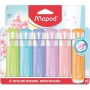 Maped Surligneur FLUO\'PEPS PASTEL, blister de 6