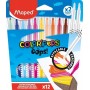 Maped Feutre effaable COLOR\'PEPS OOPS, tui carton de 12