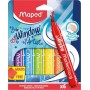 Maped Marqueur pour vitre MARKER\'PEPS Window, tui de 6