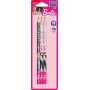 Maped Crayon de papier Barbie, avec gomme, HB, blister de 6