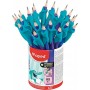 Maped Crayon de papier, avec gomme & guide-doigt, pot de 22