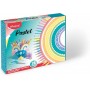 Maped Kit de dessin Pastel KIDS, 26 pices, bote cadeau